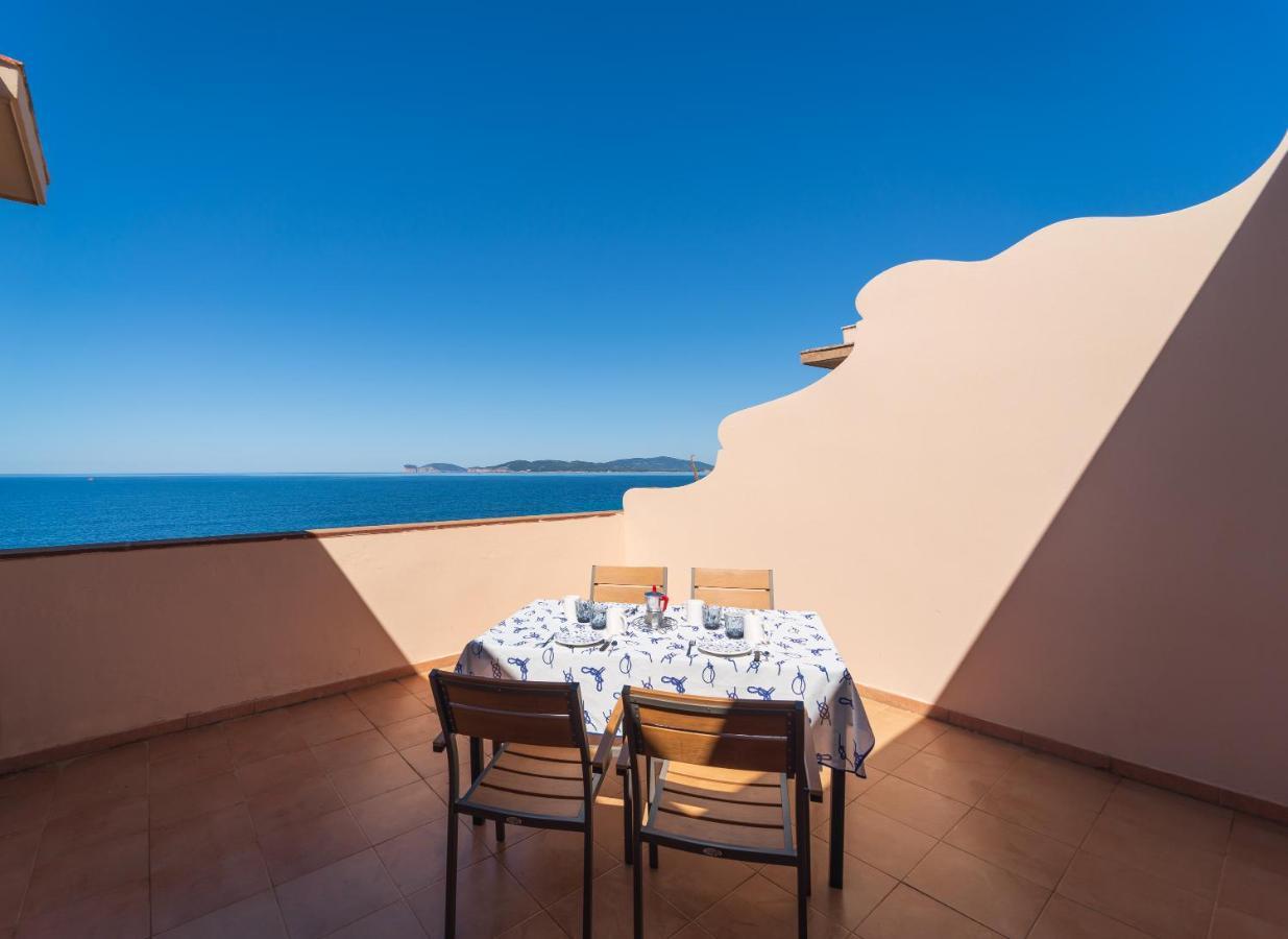 Sea Front Terrace Marco Polo Lägenhet Alghero Exteriör bild